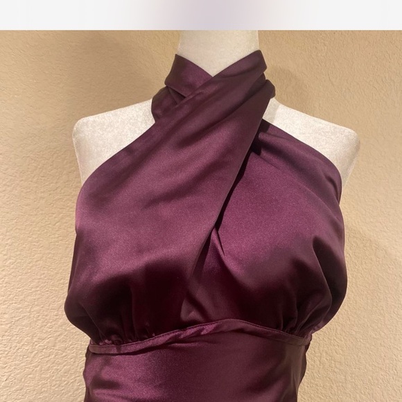 Princess Polly Rosaminta Deep Purple Halter Maxi Dress - Picture 5 of 8